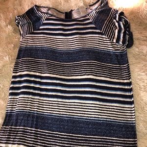 Blue & White striped tee